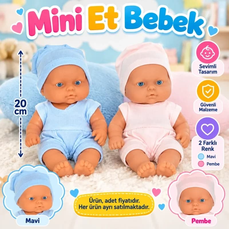 Mini Et Bebek 1 Adet Fiyatı ile Eğlenceli Oyun
