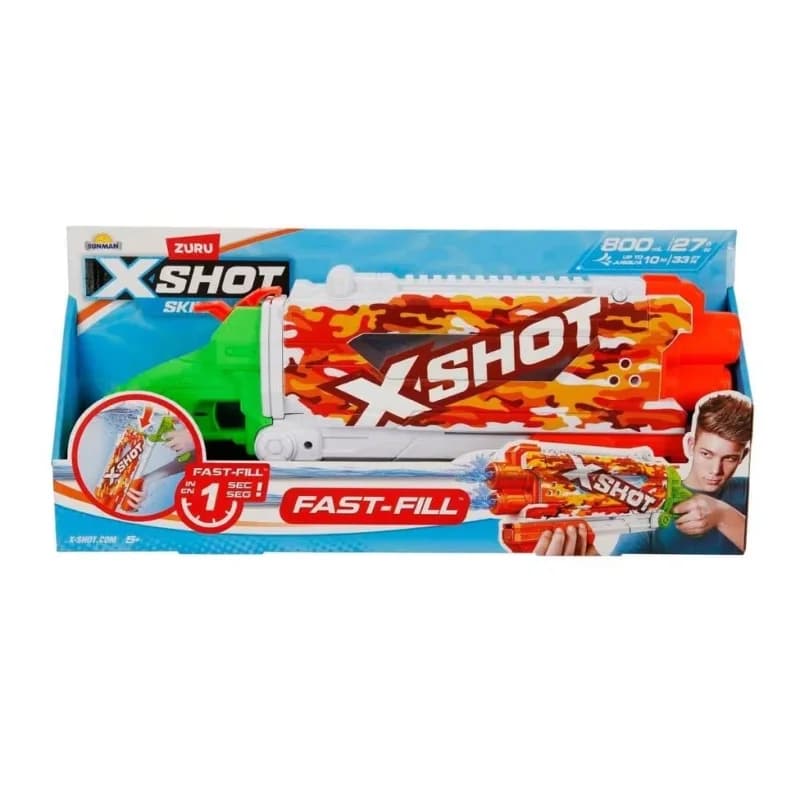 Eğlenceli X-Shot Skins Pompalı Su Tabancası 49,5 cm