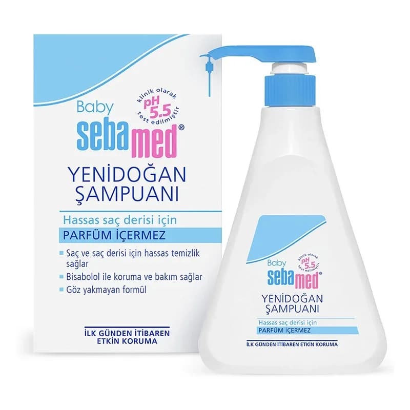 Yenidoğan Bebek Şampuanı 500 ml Hassas Ciltler için