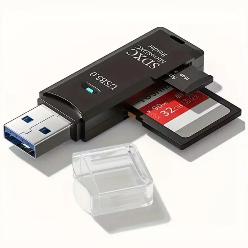 Hızlı Veri Aktarımı Sağlayan USB 3.0 Micro SD Kart Okuyucu Adaptör
