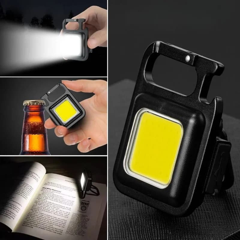 Ergonomik Çok Amaçlı Mini Led Kamp Feneri ve Açacak