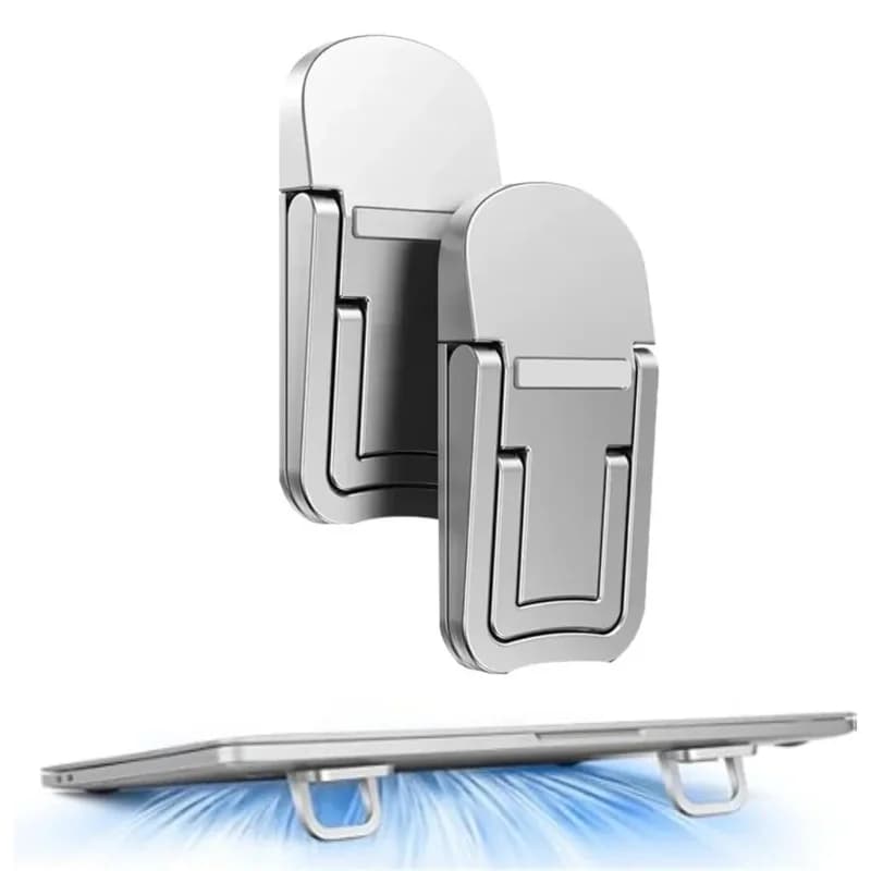 Ergonomik Taşınabilir Kaymaz Laptop Yükseltici Standı - 2'li Set