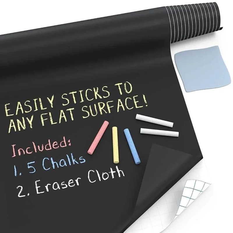 Çocuklar için Eğlenceli Yapışkanlı Yazı Tahtası Sticker Rulo