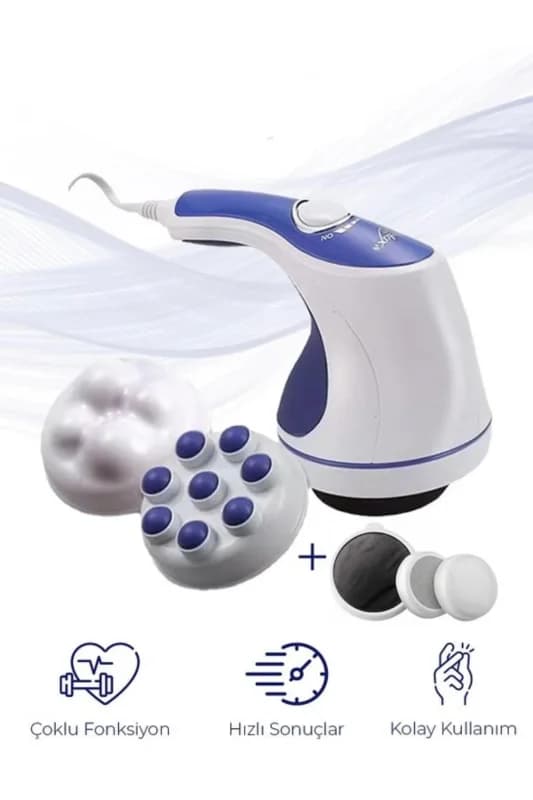 Ergonomik 5 Fonksiyonlu Masaj Aleti ile Rahatlatıcı Deneyim