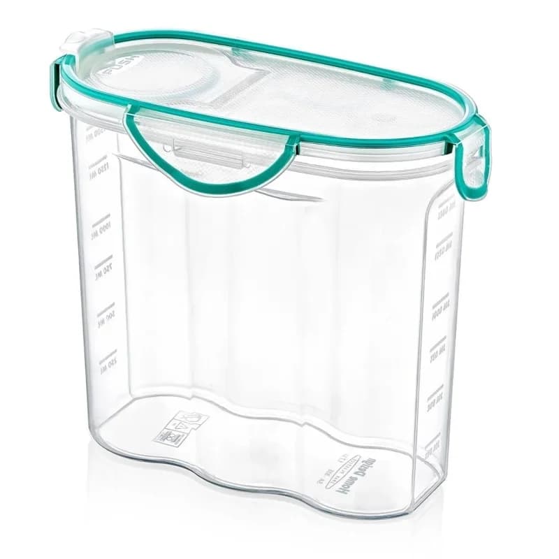 Ergonomik Hava Geçirmez 1,7 Litre Saklama Kabı ile Güvenli Depolama