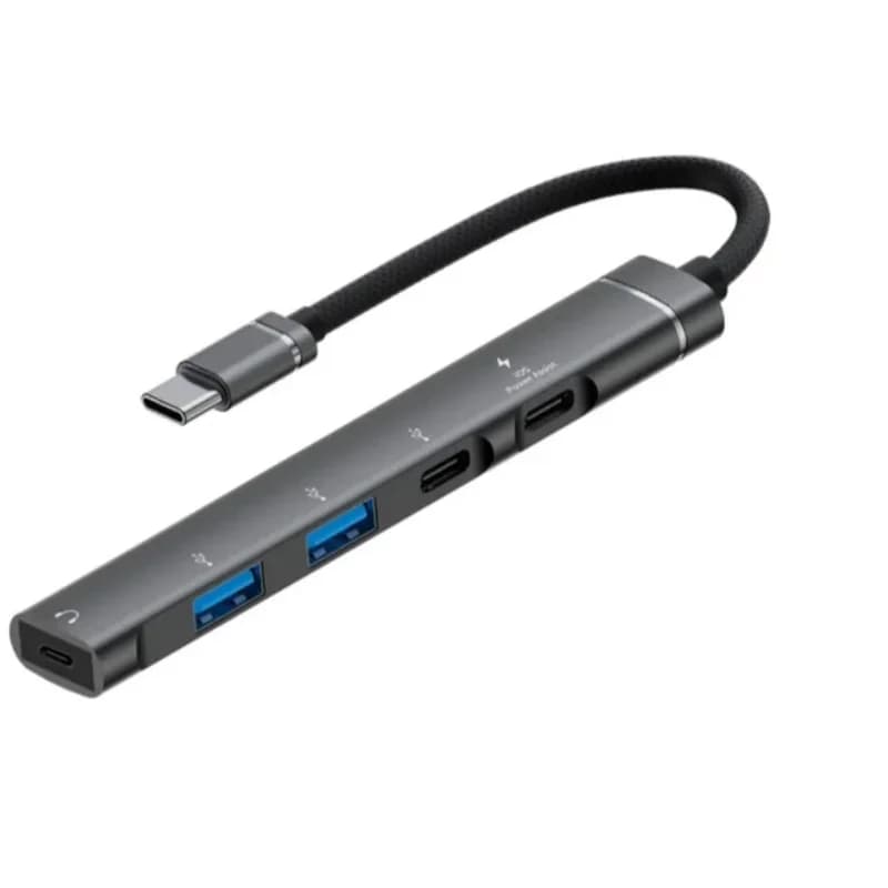 Kompakt 5'li Type-c Hub Hdmı Usb Sd Kart Okuyucu