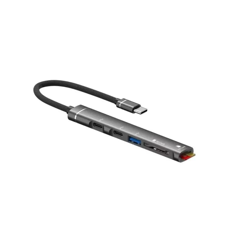 Fonksiyonel 5'li Type-c Usb Hub Kart Okuyucu