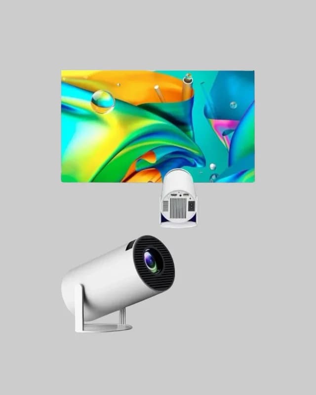 Kompakt Kablosuz Projeksiyon Cihazı 4k Uyumlu 160 Ansı Lümen