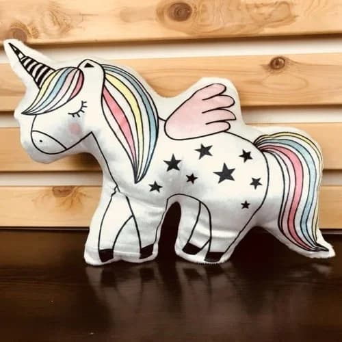 Şık Unicorn Tasarım Yastık 30 Cm Dekoratif Peluş
