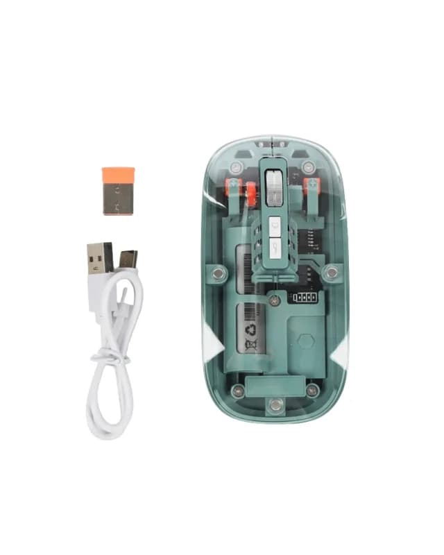 Kablosuz Şeffaf Mouse 2.4g Usb Ve Bluetooth Uyumlu