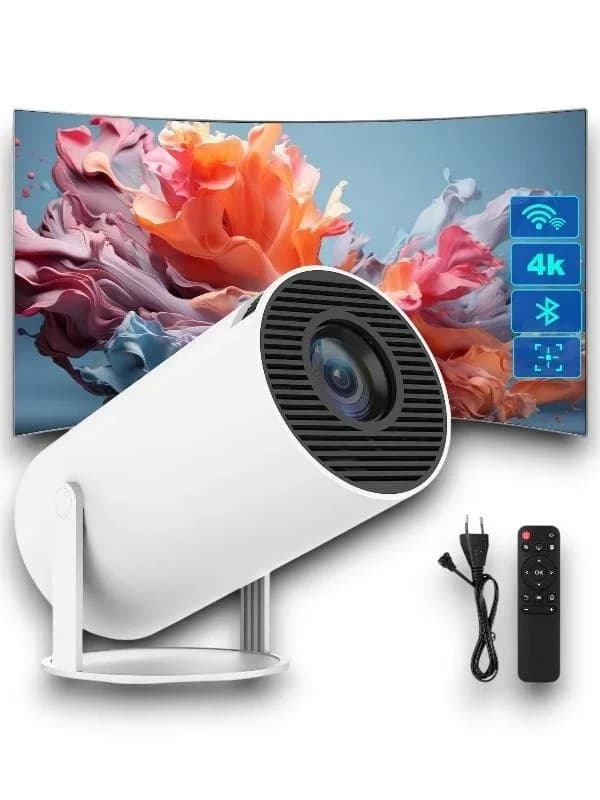Taşınabilir Akıllı Projektör 720p 120 Ansı Lümen Eğlence