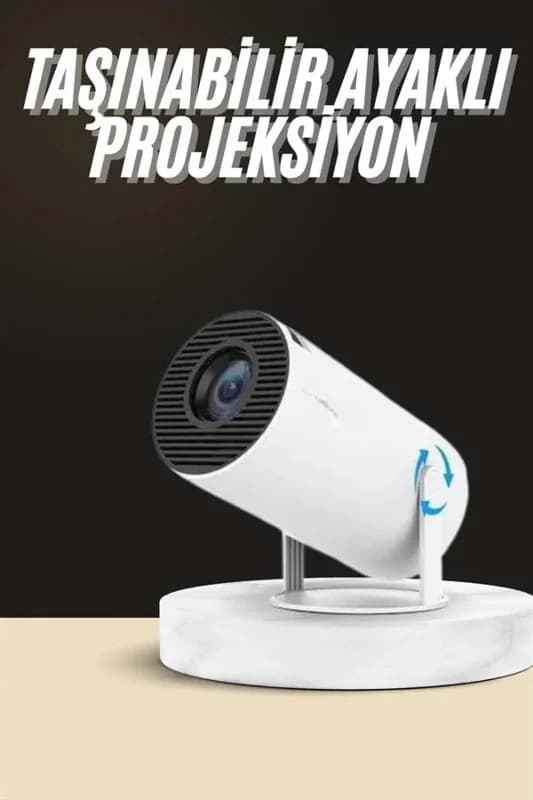 Taşınabilir Mini Projektör 720p 40-130 İnç Sinema Deneyimi