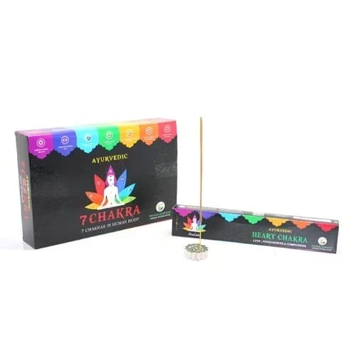 Dengeleyici 7 Chakra Tütsü 10'lu Set Meditasyon İçin