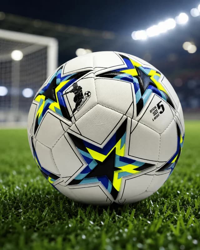 Profesyonel Dikişli Futbol Topu Dayanıklı Kaymaz Yüzeyli Antrenman Topu