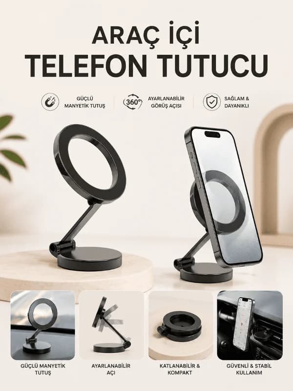 Araç İçi Telefon Tutucu