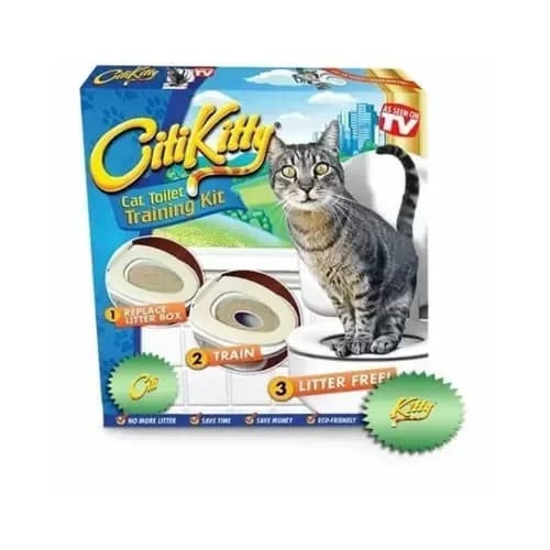 Pratik Kedi Tuvaleti Eğitim Seti 1 Adet Klozet Uyumlu