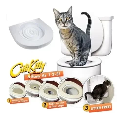 Pratik Kedi Tuvaleti Eğitim Seti Klozet Uyumlu 1 Adet