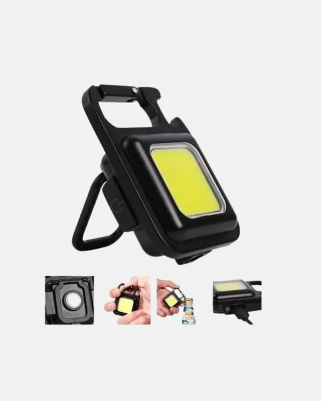 Kompakt Usb Şarjlı Mini Anahtarlık Fener 1000 Lümen