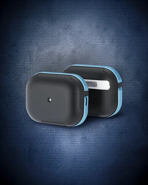 Apple Airpods 3 (3.nesil) Mo-a8 Armor Kılıf - Sierra Blue