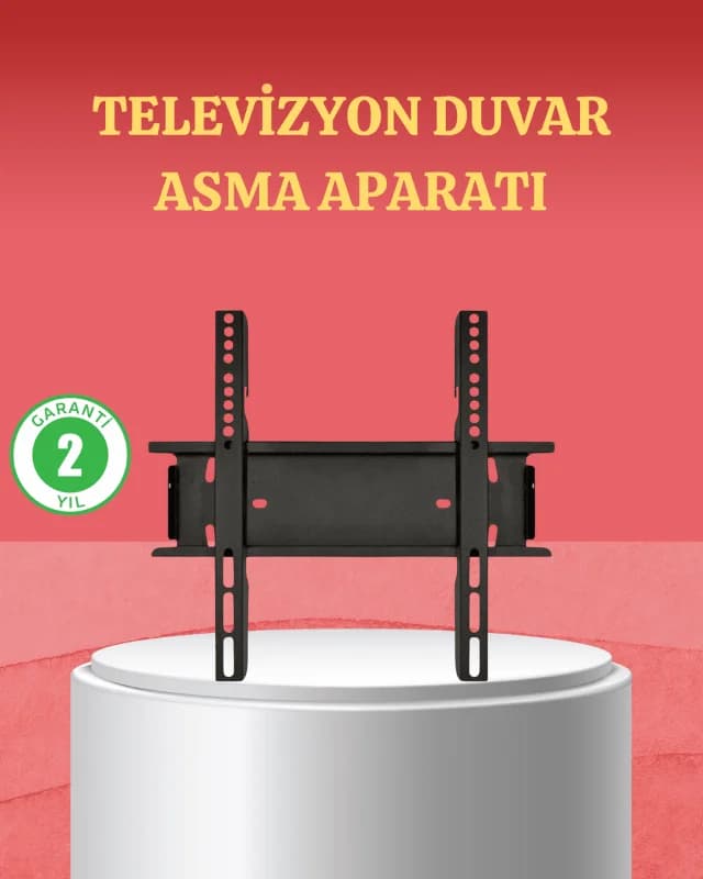 32-42 İnç TV Askı Aparatı Kolay Kurulum Düz ve Kompakt Tasarım