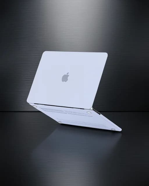 Apple Macbook Pro 13 2020 Macbook Buzlu Kapak - Lila