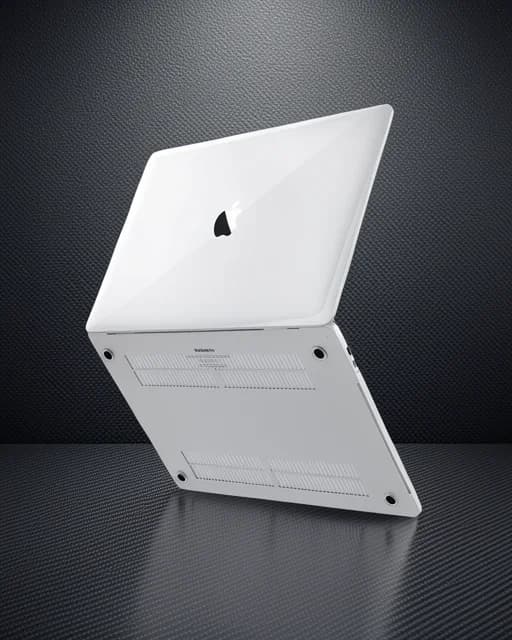 Apple Macbook Pro 13 2020 Macbook Buzlu Kapak - Şeffaf