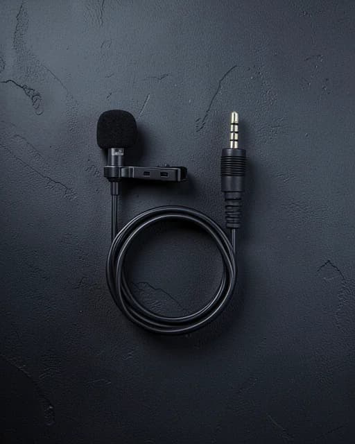 3.5mm Jak 1.5 Metre Double Mikrofon - Siyah