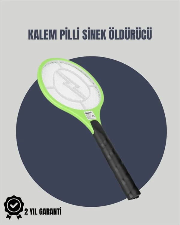 Taşınabilir Elektronik Sinek Swatter – Kimyasal İçermeyen, Ergonomik Tasarım