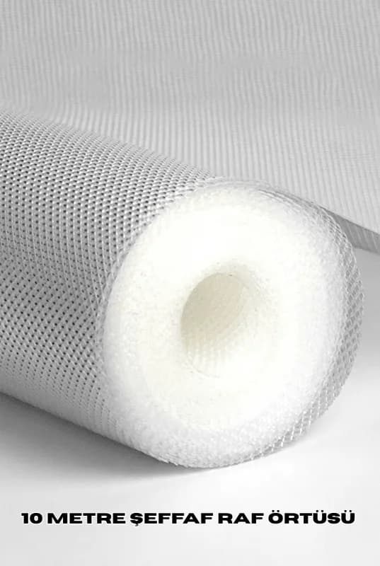 10 Metre Şeffaf Silikonlu Kaymaz Çekmece İçi Düzenleyici