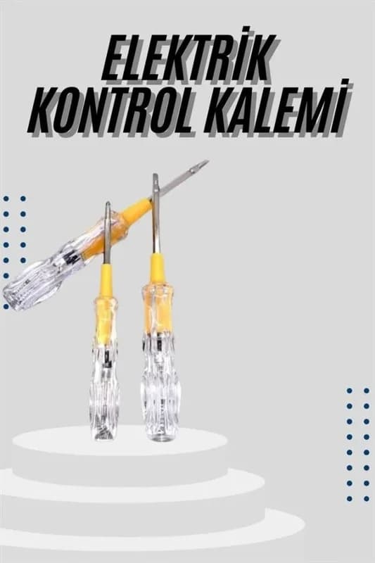 Çift Uçlu Kontrol Kalemi Elektrik Test Cihazı