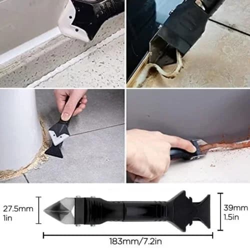 Pratik Silikon Kazıyıcı Ve Uygulayıcı Seti 3'ü 1 Arada