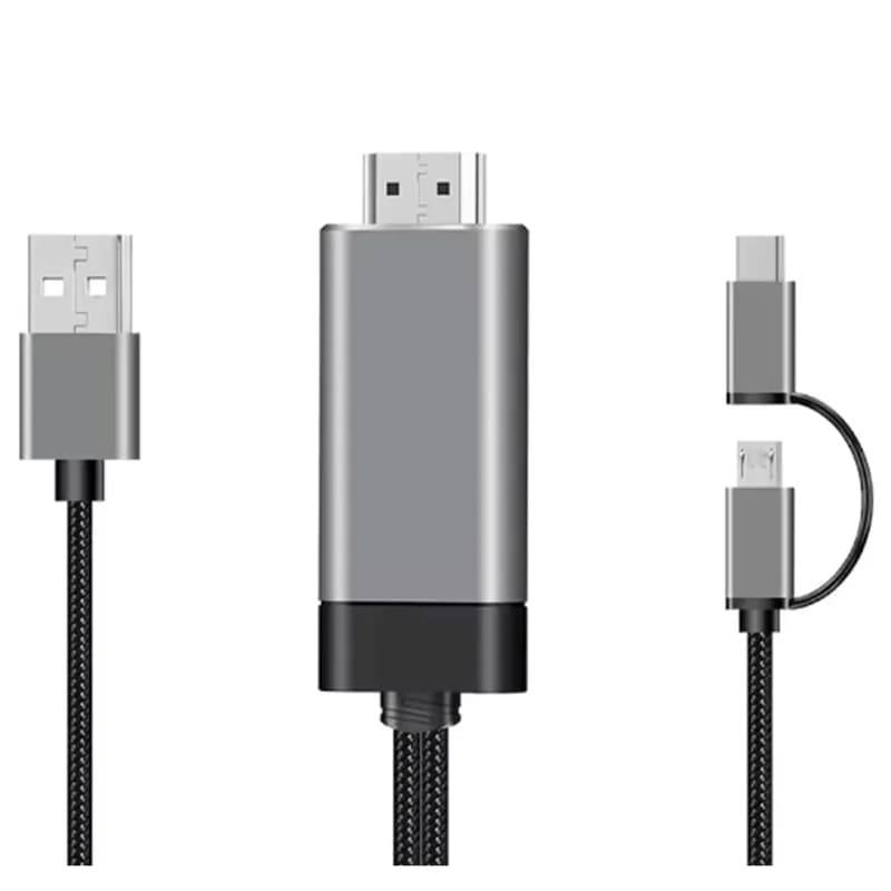 Hdmı Ve Vga Çıkışlı 3'ü 1 Arada Usb Görüntü Aktarıcı
