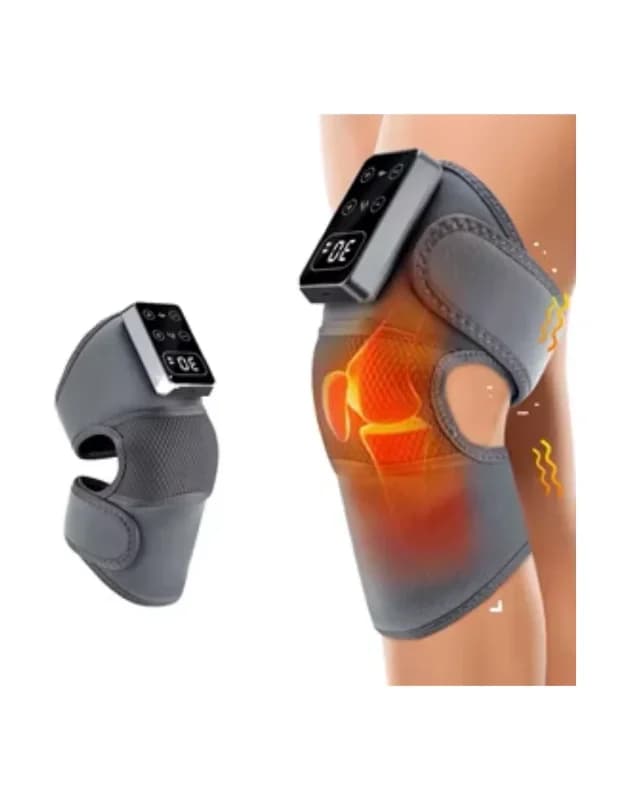 Ergonomik Isıtmalı Masaj Dizlik Seti 2 Adet