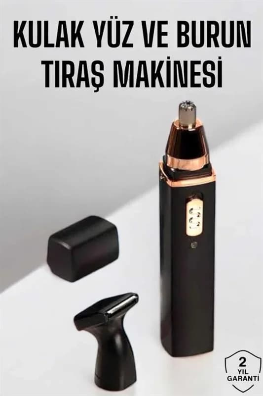 Mini Seyahat Tipi Kulak Burun Temizleyici Tıraş Makinesi