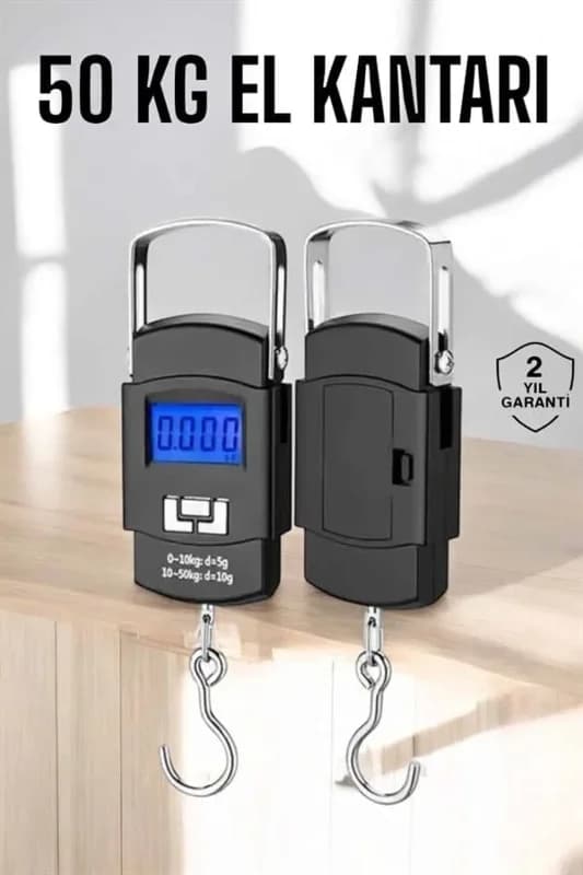 Hassas Dijital El Terazisi 50 Kg Taşınabilir Tartı Cihazı