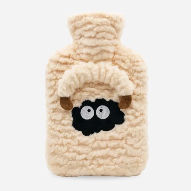 Peluş Sıcak Su Torbası 1 Lt Sevimli Kuzucuk Tasarımı