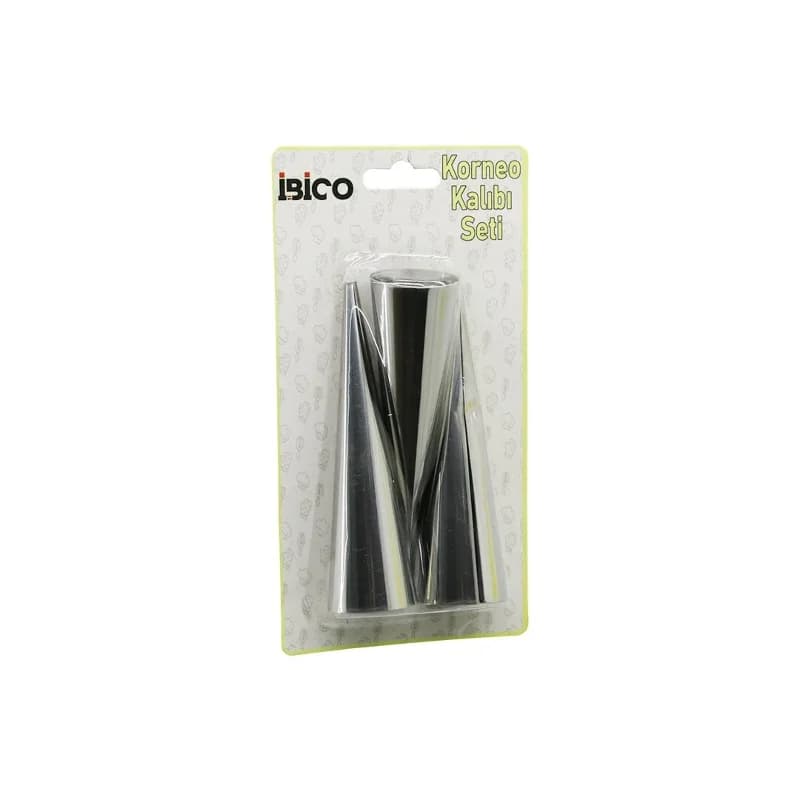 Metal Kornea Kalıp Seti 3 Adet Pasta Dekorasyonu 3.4 Cm
