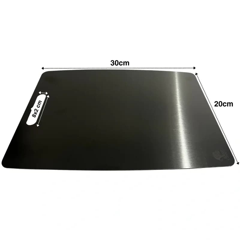 Mutfak İçin Paslanmaz Çelik Kesme Tahtası 20x30 Cm