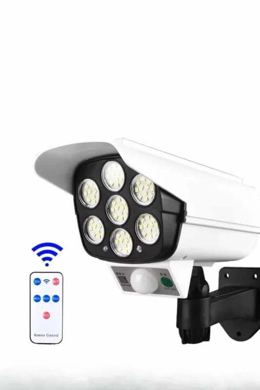 Güneş Enerjili Kamera Görünümlü Lamba Ip66 Su Geçirmez 1 Adet