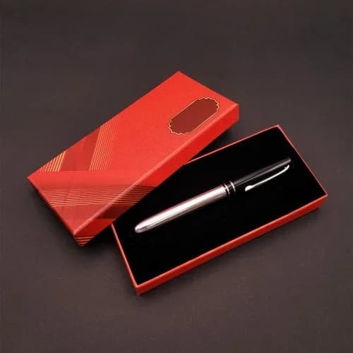 Şık Metal Kalem Kutulu 13.5x1.5 Cm Ofis Kullanımı