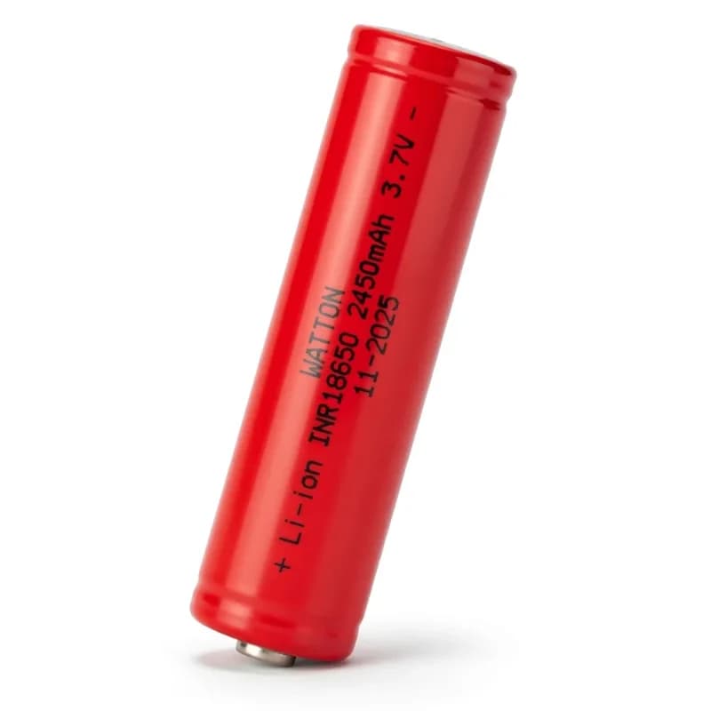 Yüksek Kapasiteli 18650 Li-ion Şarj Edilebilir Pil 2450mah
