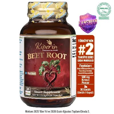 Beet Root | Kırmızı Pancar | Nitrik Oksit & Kan Basıncı Desteği | Kalp | Antioksidan | 30 Kapsül