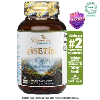 Fisetin | Senolytic Bileşik | Hücre Temizleme ve Longevity Desteği | 30 Kapsül