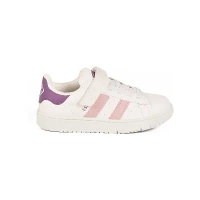 Cool Beyaz Pudra Cırtlı Kız Çocuk Sneaker