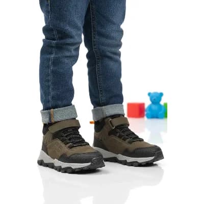 Cool Haki Gri Cırtlı Erkek Çocuk Outdoor Bot