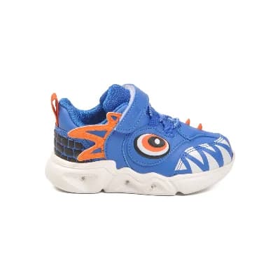 Cool Saks Cırtlı Işıklı Erkek Bebek Spor Ayakkabı