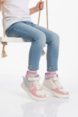 Cool Somon Cırtlı Kız Çocuk Hi Sneaker