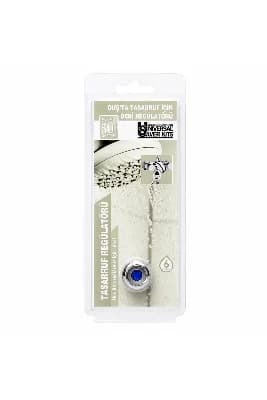 UniversalSaverKits Duş Debi Regülatörü 6L/DK | Duşta %75’e Varan Su Tasarrufu | R1/2 Uyumlu