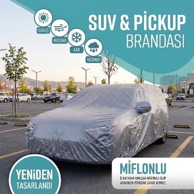 ALFA ROMEO JUNİOR ELETTRİCA SUV Özel Tasarım Çift Kat Miflonlu Branda - UV Filtreli Su İtici Kılıf