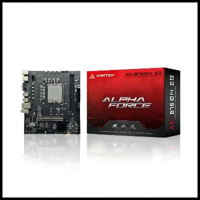 ARKTEK ALPHA FORCE, AK-B760M EG, 2xDDR5, 2x M.2, D-SUB, HDMI, DP, 12-13.14.Nesil, LGA1700 Soket, Anakart